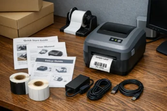 Etikettendrucker: Einrichtung und Grundfunktionen
