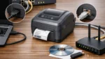 Etikettendrucker anschliessen und installieren: USB, Netzwerk und Treiber