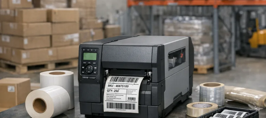 Lager & Logistik Etikettendrucker: Robuste Geraete fuer hohe Stueckzahlen