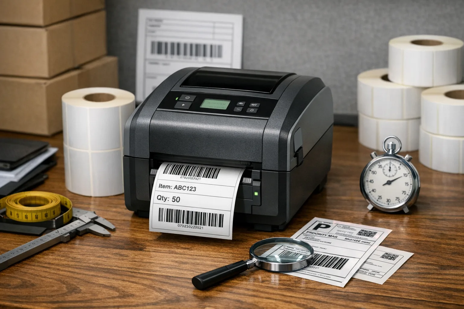 Worauf achten beim Etikettendrucker-Kauf: Groesse, Aufloesung, Geschwindigkeit