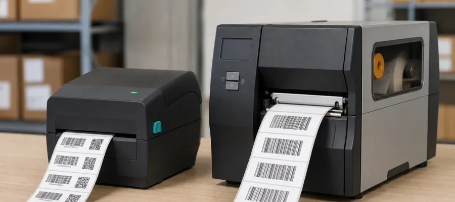 Thermodirekt Etikettendrucker vs Thermotransfer Etikettendrucker: Anwendungen und Kosten